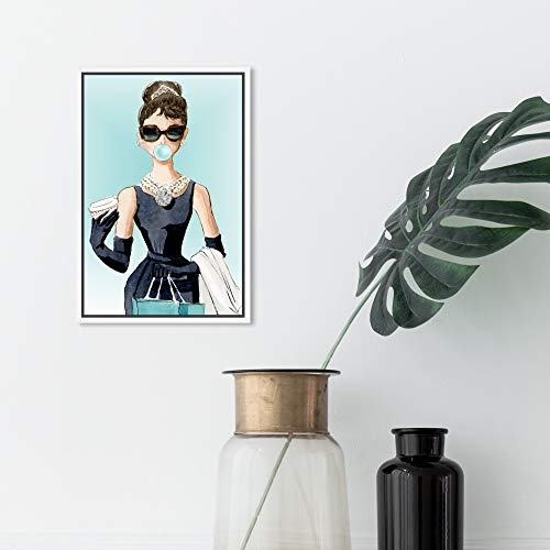 The Oliver Gal Artist Co. Abstract Wall Art Canvas - size: 15"L x 10"W, style: White Frame