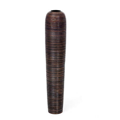 Leewadee Large Floor Vase 26 inches Mango Wood for Pampas Grass, Dried Flowers - size: 26 inches