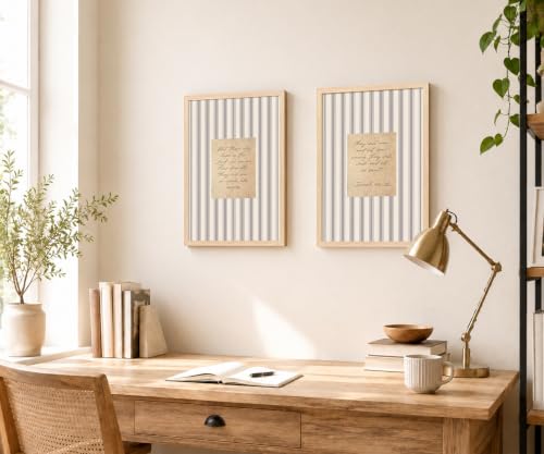 Framed Christian Bible Verse Isaiah 40:31 Canvas Wall Art Set of 2,12×16In - color: Beige, Black, Gold, Cream, Gray, size: 12"L x 16"W
