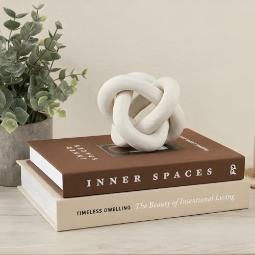 Linen Faux Decorative Books Hidden Storage Set of 2 for Coffee Table Shelf