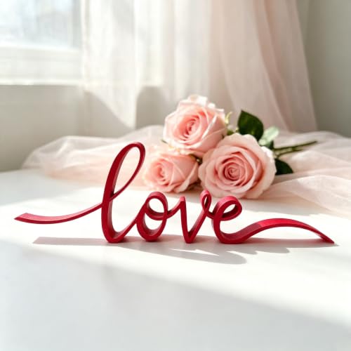 Love Sign Wedding Table Decorations,Valentine's Day Tabletop Party Decor