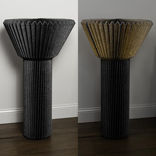 JONATHAN Y Archer Floor Lamp Modern Minimalist Mango Wood Base 37", Black - color: Black