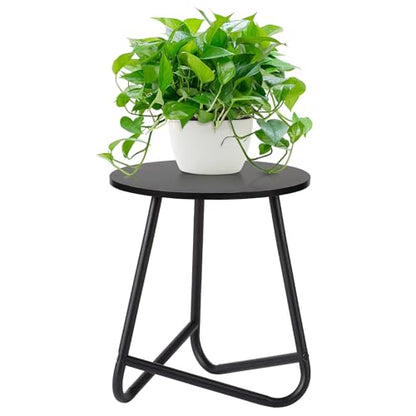 Plant Stand Indoor,Small Plant Table,Metal Display Rack,Black,14In - color: Black, size: 14 In