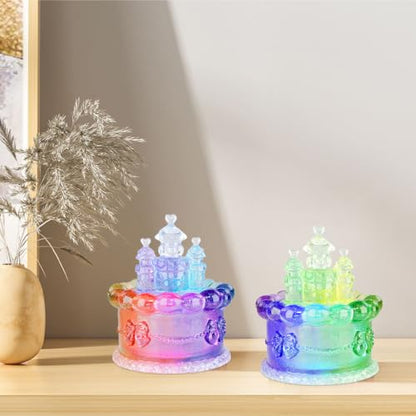 Castle Resin Jar Mold with Lid, 3D Trinket Box Silicone Storage Box Moulds Epoxy Casting Mold for DIY Jewelry,Candle Holder,Home Decor,Candy Container