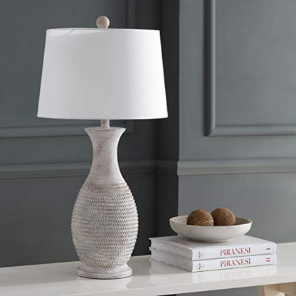 SAFAVIEH Bentlee Table Lamp Set of 2, 30" Coastal Grey TBL4131A-SET2 - color: Gray