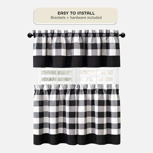 Buono II Morgan Black Rod & Finial 66-120 in, for Windows, Finials - size: 66-120, style: Morgan Black