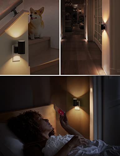L LOHAS LED Night Light Plug in, Dimmable Night Lights Plug into Wall - color: 3000K-soft white, size: 4 Pack