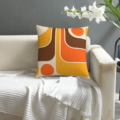 Medieval Retro Geometric Design Velvet Throw Pillow Covers 18Inch - color: Color-7, size: 18" x 18" (Pack of 1)