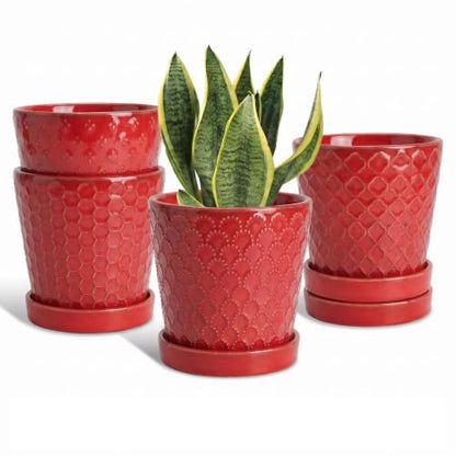EFISPSS Red Four-piece Set - color: Red