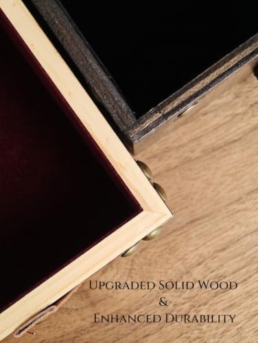Solid Wood Crescent Moon Box, Celtic Knot, Velvet Lined