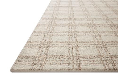 Loloi Chris Loves Julia Polly Cream/Sand 2'-3" x 3'-9" Accent Rug - color: Cream / Sand, size: 2'3" x 3'9" (Rectangular)
