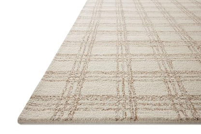 Loloi Chris Loves Julia Polly Cream/Sand 2'-0" x 5'-0" Accent Rug - color: Cream / Sand, size: 2' x 5' (Rectangular)