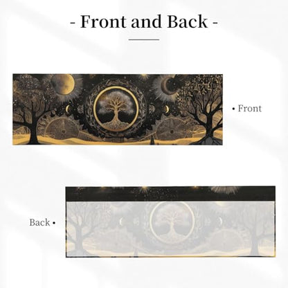 Moon Art Abstract Valances for Windows Rod Pocket Curtain Valance 1 Panel Short Curtains for Kitchen Bathroom Living Room Bedroom Window Treatments - color: Moon Art
