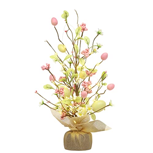 18Inch Easter Egg Tree Decorations for Home Tabletop Spring Indoor Decor