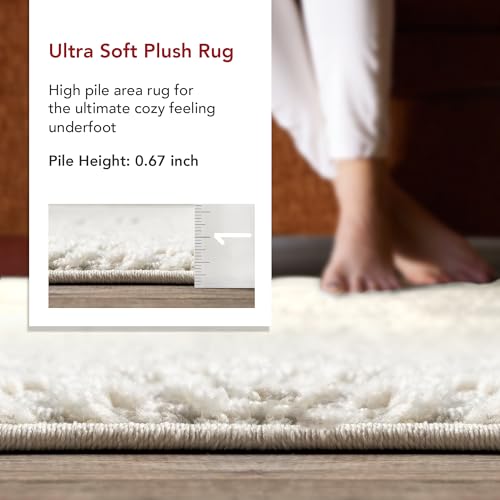 nuLOOM Kerry Cream Geometric Power Loomed Area Rug, 6' Round - color: Kerry Cream, size: 6' (Round)