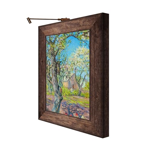 Rechargeable Micro Series Wireless LED Picture Light - color: Bronze Antique, size: Standard 11" (Artwork up to 24"W x 30"T)