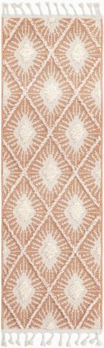 Rugs.com Boho Collection Rug – 6 Ft Runner Rust Red Medium-Pile Rug Perfect for Hallways, Entryways - color: Rust Red, size: 2' x 6' Runner