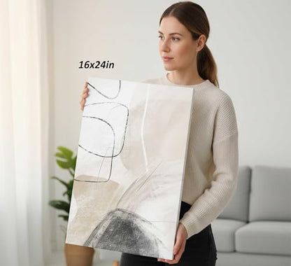 SMFARTJX 3Pcs Modern Abstract Canvas Wall Art 16x24in