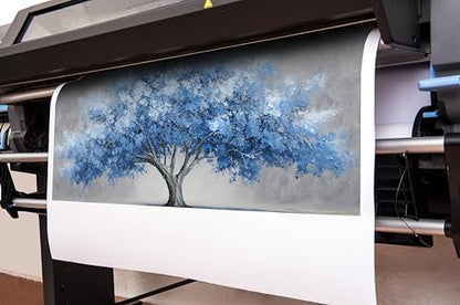 Large Canvas Wall Art for Bedroom Tree of Life Prints for Living Room Blue Poster Wall Art for Office Size 29 x 58 Inch - size: 58"L x 29"W