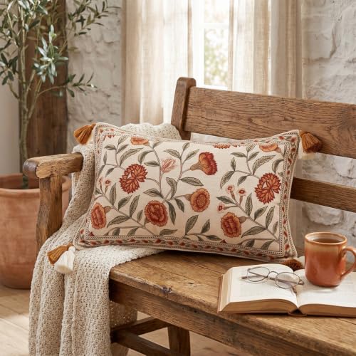 ISAENNE Designer French Rectangle Throw Pillow Cover,20"x12" - color: Albano a, size: 20" x 12" (Pack of 1)