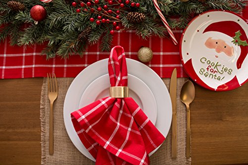 DII Jute Burlap Collection Kitchen Tabletop, Placemat Set, 13x19, Solid Natural, 6 Count - color: Solid Natural, size: Placemat Set, 13x19"