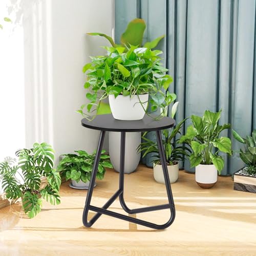 Plant Stand Indoor,Small Plant Table,Metal Display Rack,Black,14In - color: Black, size: 14 In