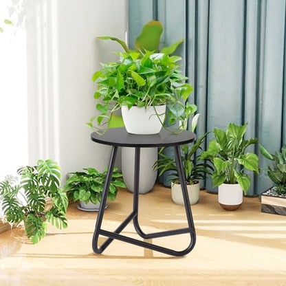 Plant Stand Indoor,Small Plant Table,Metal Display Rack,Black,14In - color: Black, size: 14 In