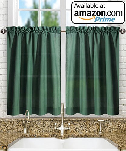 Ellis Curtain Stacey 54-by-13 Inch Ruffled Filler Valance (Harvest) - color: Harvest
