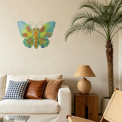 VEWOGARDEN Butterfly Wall Decor Large Outdoor Metal Wall Art - style: Large Butterfly