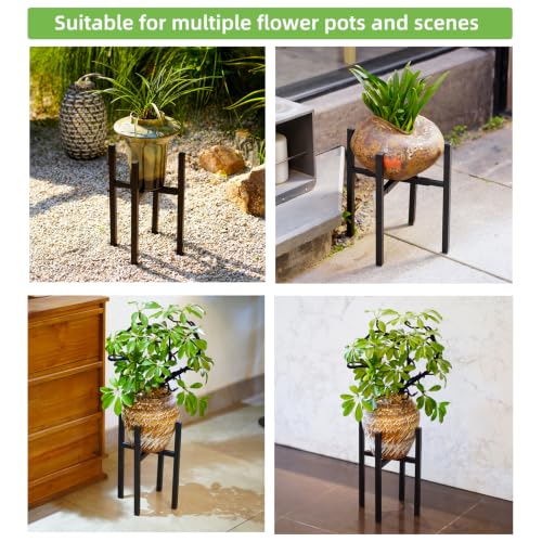 Adjustable Metal Plant Stand Indoor, Expandable 9 to 15 Inch Pot Holder