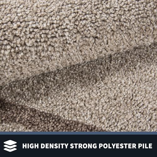 PURRUGS Hallway Runner Rug, 24" x 84", Beige & Grayish Brown - color: Beige & Grayish Brown, size: 24" X 84"