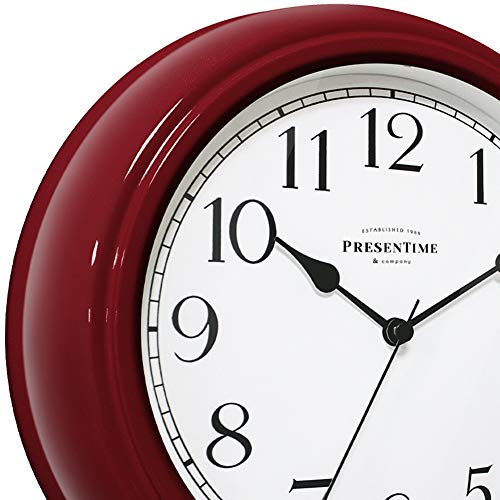 Presentime Chic Home Collection 10" Molly Clock - color: Red