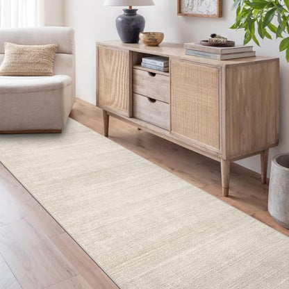3x10 Runner Rug Non Slip, Washable Rug Runners for Hallways,Beige - color: Stripe-beige, size: 3' x 10' (Runner)