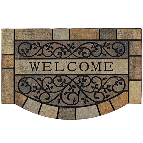 CHICHIC Front Door Mat 24"x36" Outdoors Mat Heavy Duty Welcome Mat, Vine - size: 2' x 3' (Rectangular)