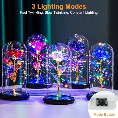 btfarm 6 Pack Fairy Lights Battery Operated Twinkle Lights with 3 Modes - color: Multicolor, size: 6 Pack