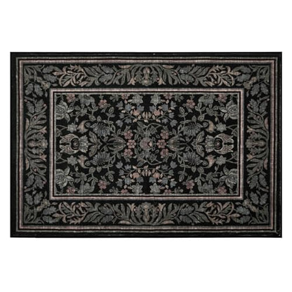 GarveeHome Small Area Rugs 2x3 Non Slip Washable Entryway Rug, Black - color: Black, size: 2' x 3' (Rectangular)