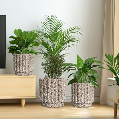 Ceramicfor Ceramic Planter, 12 Inch, Leopard Print White - color: Leopard Print White, size: 12 Inch