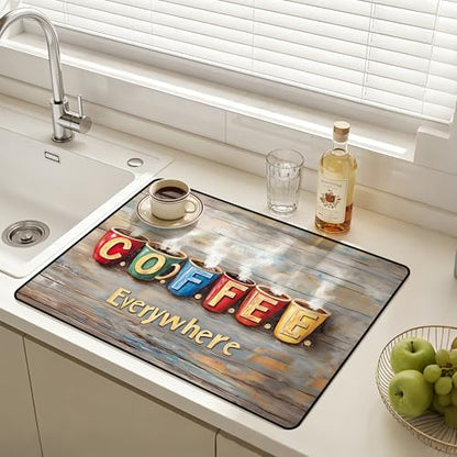 Versatile Stove Guard Mat for Electric Stoves - All-in-One Heat-Resistant Protector Mat, Non-Slip Kitchen Counter Mat 28''x20'' - color: G254301