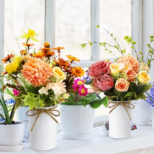 4.33 Inch Mini Vase Wedding Table Centerpieces,White,36 Pcs - color: White