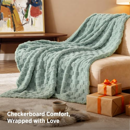 Bedsure Twin XL Blanket for Bed, Lightweight, Sage Green, 66"×90" - color: 01 Sage Green, size: Twin XL (66" X 90")