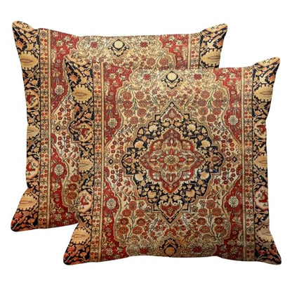 Britimes Throw Pillow Covers Set of 2, 18 x 18 Inch, Tribal Aztec - color: Ethnic Tribal 28, size: 18" x 18" (Pack of 2)