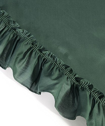 Ellis Curtain Stacey 54-by-13 Inch Ruffled Filler Valance (Harvest) - color: Harvest