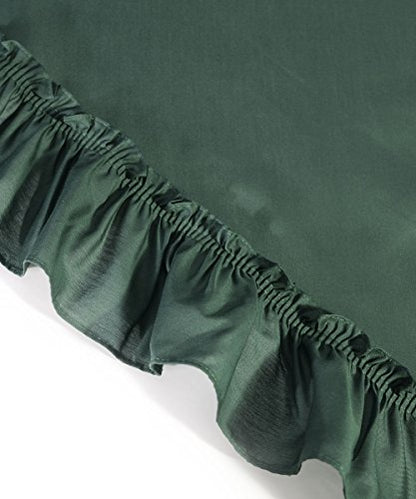 Ellis Curtain Stacey 54-by-13 Inch Ruffled Filler Valance (Harvest) - color: Harvest