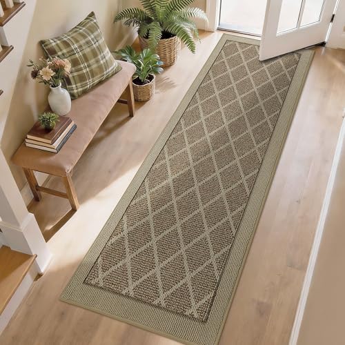 COSY HOMEER Hallway Runner Rugs Door Mat 2x6 Ft Dirt Trapper,Beige - color: Beige, size: 2' x 6' (Rectangular)