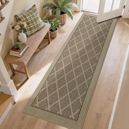 COSY HOMEER Hallway Runner Rugs Door Mat 2x6 Ft Dirt Trapper,Beige - color: Beige, size: 2' x 6' (Rectangular)