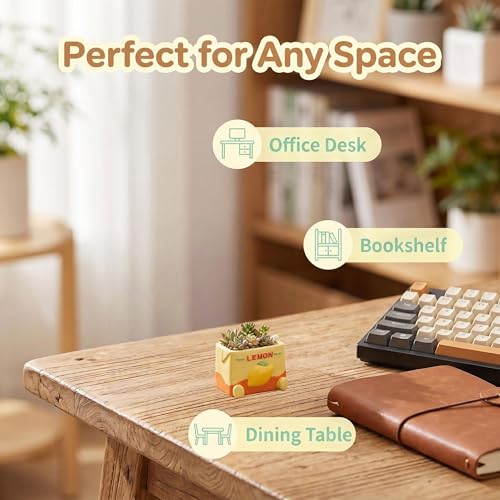 Cloud-Shaped Small Succulent Planters, 3.4''Dog Cute Plant Pots with Drainage Holes Funny Mini Resin Flower Pots for Indoor Outdoor Home Office Gifts (Mini B) - style: Mini B