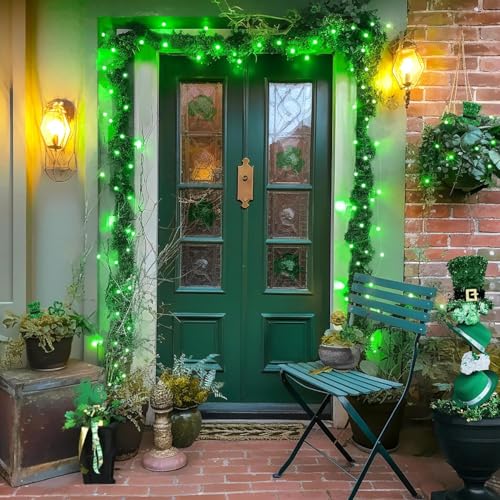 Joomer Solar Fairy Lights, 2-Pack Total 80FT 240LED String Lights, Green - color: Green, size: 2*120LED