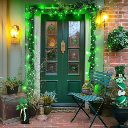 Joomer Solar Fairy Lights, 2-Pack Total 80FT 240LED String Lights, Green - color: Green, size: 2*120LED