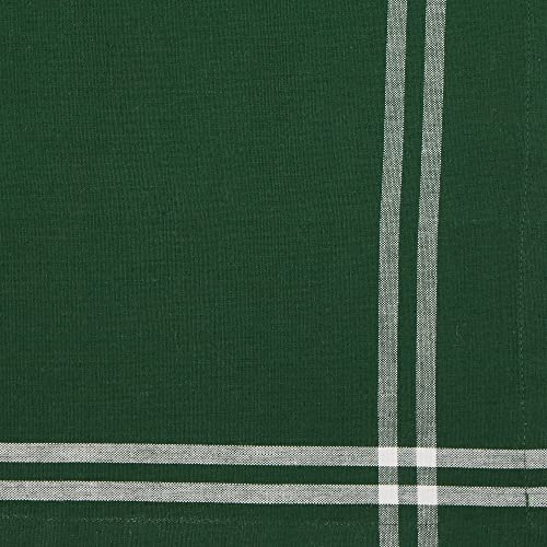 Pre de Provence French Stripe Dining Table Collection Farmhouse Style Table Runner, 14x72 Inches, Balsam Green - color: Balsam Green, size: 14x72 Inches (Pack of 1)