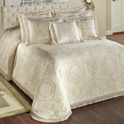 Touch of Class Timeless Bedding Set, Oversized Queen Bedspread, 5 Piece Set - size: 5 Piece Queen Bedspread Set